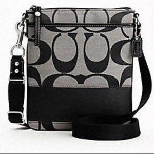 Coach Messenger Crossody in Monogram Black
